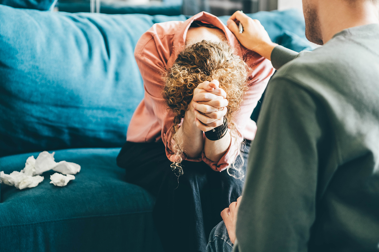 woman-cries-and-sitting-on-blue-sofa-at-appointmen-2023-11-27-05-05-38-utc "Regain restful nights with our sleep disorder services at Premium Healthcare. Tailored solutions for quality sleep. Schedule your consultation today!"